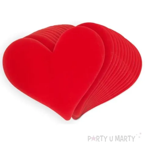 dekoracja papierowe serca titanum 12 szt