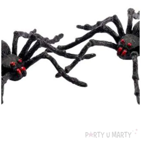dekoracja para pajakow czarna carnival toys 2 szt