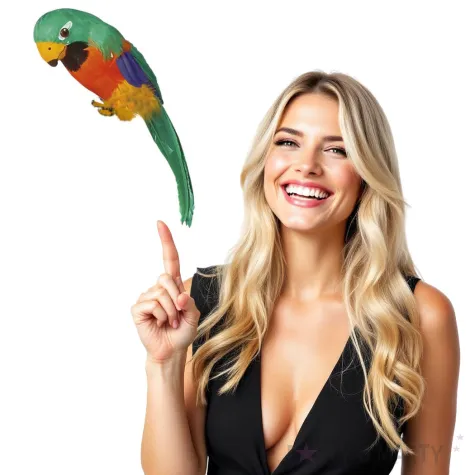 dekoracja piracka papuga na ramie widmann