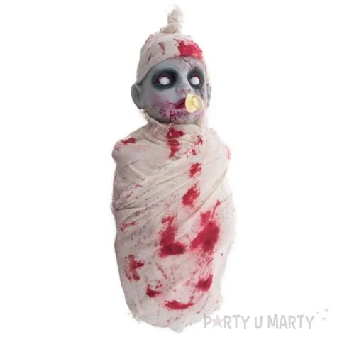 dekoracja placzace dziecko zombie funnyfashion 50 cm
