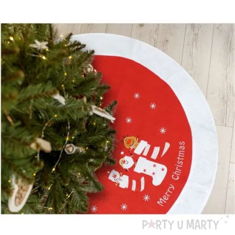 dekoracja pokrowiec swiateczny pod choinke godan 80 cm