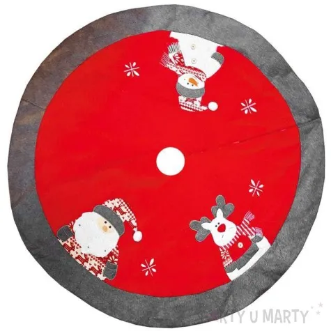 dekoracja pokrowiec swiateczny pod choinke kraszek 120 cm