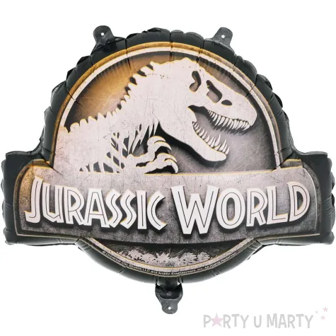 dekoracja prezent na urodziny balon foliowy jurrasic world 21 7 shp