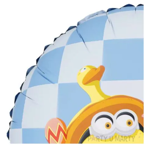 dekoracja prezent na urodziny balon foliowy minionek mel minionki na hel 18