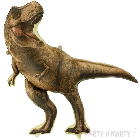dekoracja prezent na urodziny balon foliowy t rex dinozaury jurassic world 44 cale