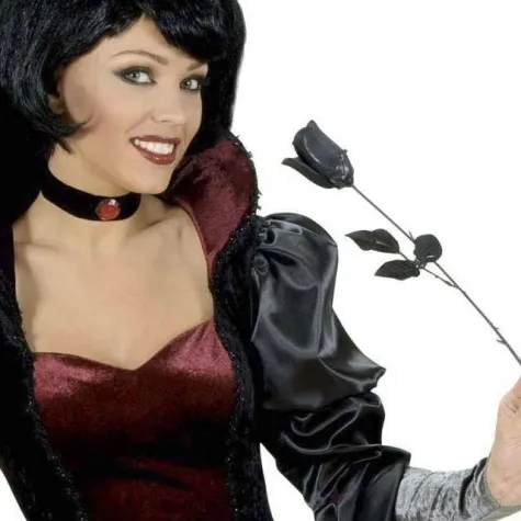 dekoracja roza czarny widmann