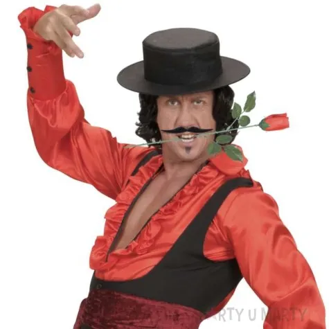 dekoracja roza czerwona widmann 44 cm