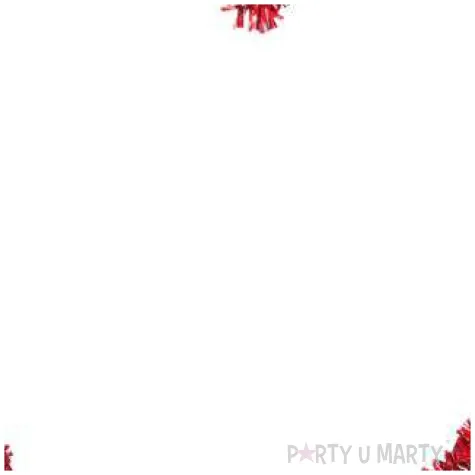 dekoracja serce blyszczace widmann 27x27cm