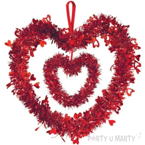 dekoracja serce w sercu amscan 30 cm