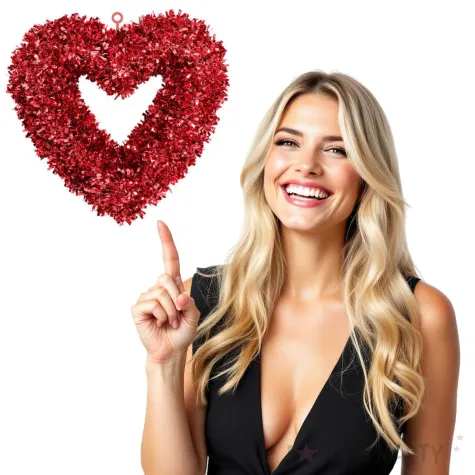 dekoracja serce wielka milosc widmann 46x44cmcm