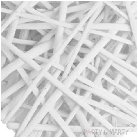 dekoracja serce wiklinowe biale czakos 30 cm