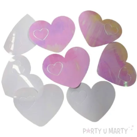 dekoracja serduszka folat 8 szt