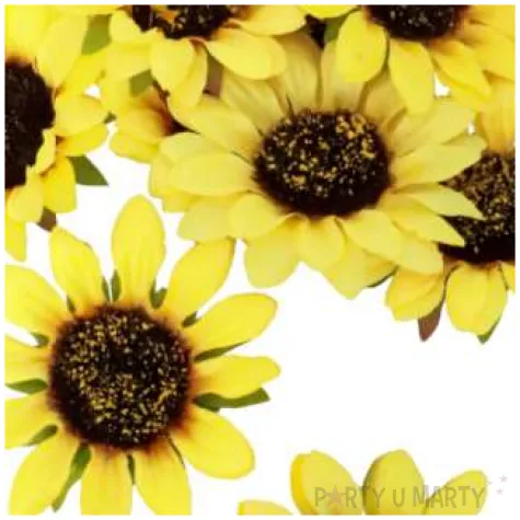 dekoracja sloneczniki chaks 8 cm 12 szt