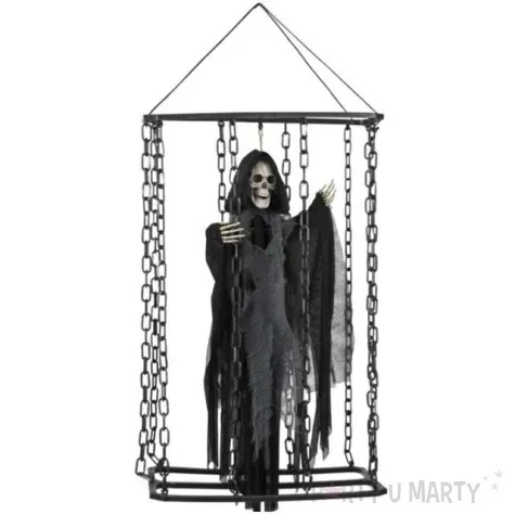 dekoracja smierc w klatce boland 50 cm