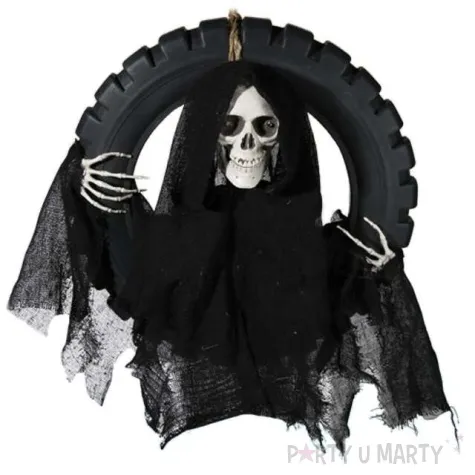 dekoracja smierc w oponie