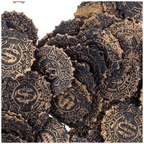 dekoracja starozytne monety funny fashion 50 szt