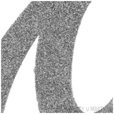 dekoracja stojaca brokatowa liczba 70 srebrna santex 10 cm