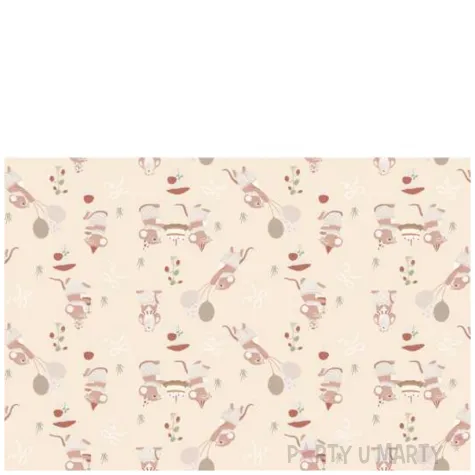 dekoracja stolu na 1 urodziny roczek chlopca dziewczynki papierowy obrus myszki 180x120cm