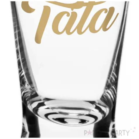 dekoracja stolu na wesele oszukany slubny kieliszek do wodki tata 25 ml