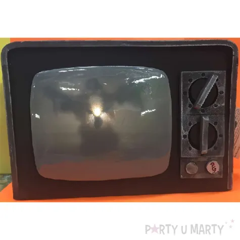 dekoracja straszny telewizor z horroru funnyfashion