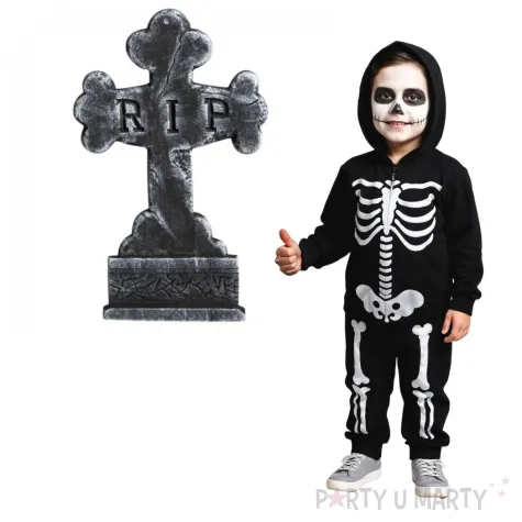 dekoracja styropianowa nagrobek rip krzyz carnival 55 cm