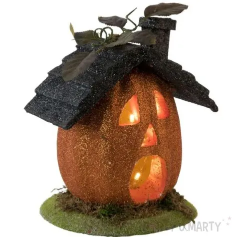 dekoracja swiecaca dynia led pomaranczowa carnival toys