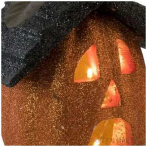 dekoracja swiecaca dynia led pomaranczowa carnival toys