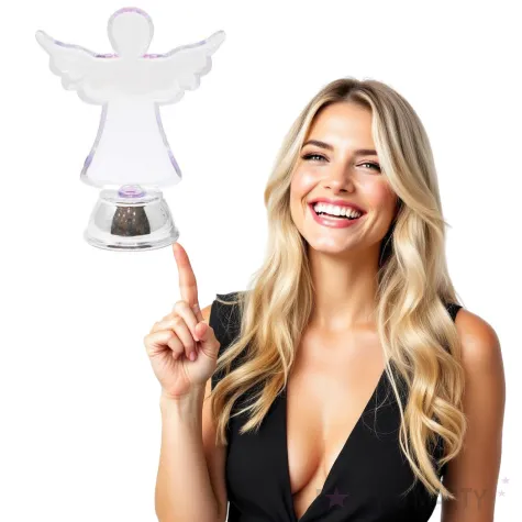 dekoracja swiecacy aniolek transparent guirca