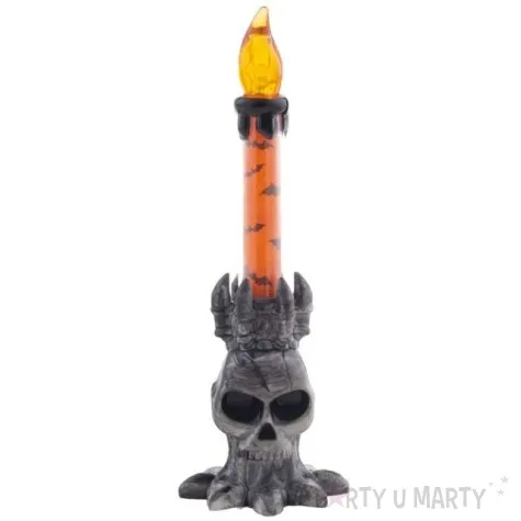 dekoracja swieczka czaszka funny fashion