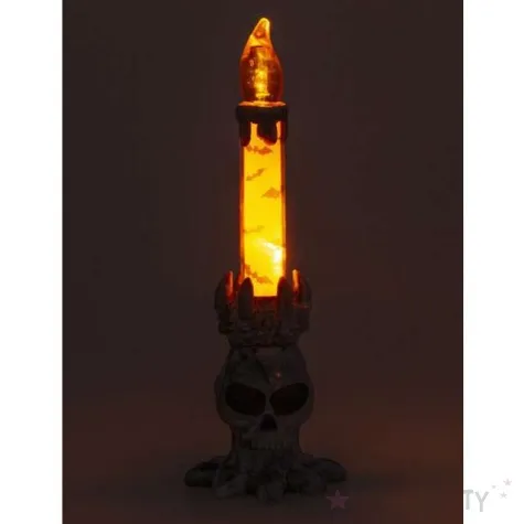 dekoracja swieczka czaszka funny fashion