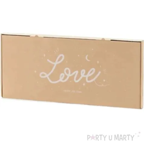 dekoracja swietlna neon love bialy partydeco 61 cm