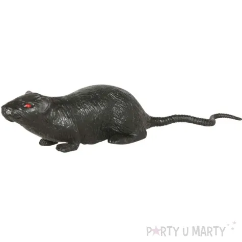 dekoracja szczur czarny guirca 18 cm