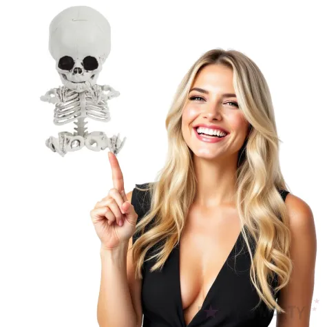 dekoracja szkielet dziecka guirca 20 cm