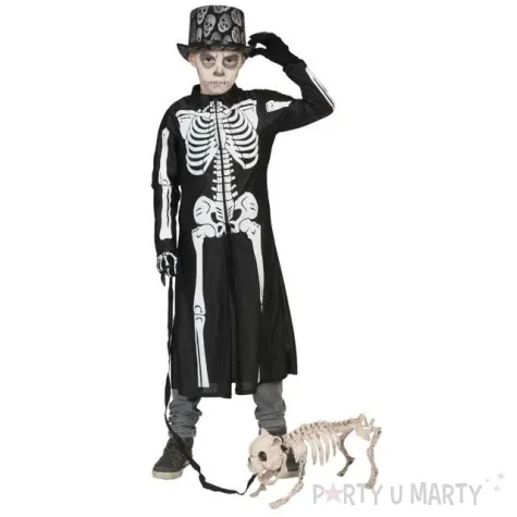 dekoracja szkielet psa buldog funnyfashion 43 cm