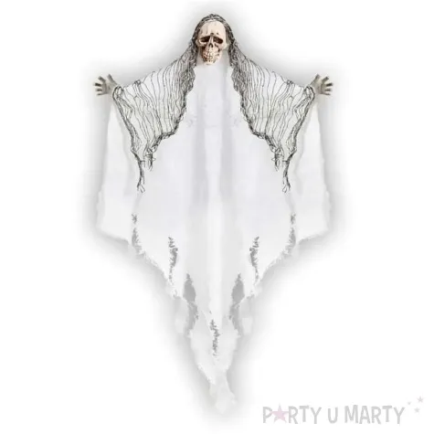 dekoracja szkielet wiszacy biala widmann 61 cm