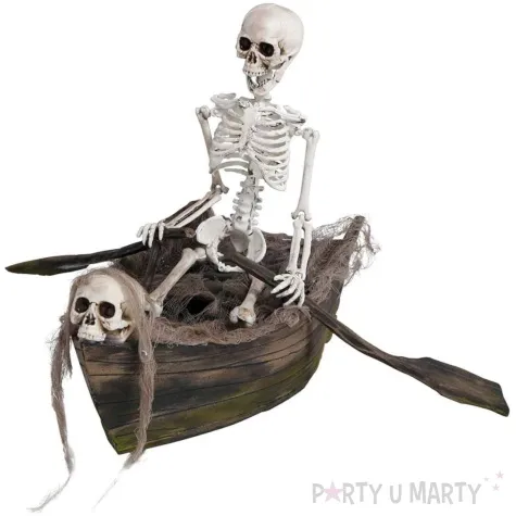 dekoracja szkielety w lodce guirca