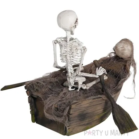 dekoracja szkielety w lodce guirca