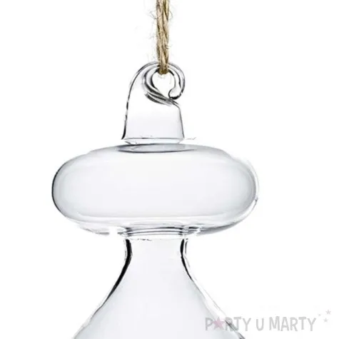 dekoracja szklana sopel dsz1 31 cm