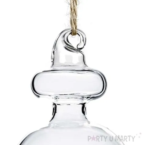 dekoracja szklana sopel dsz5 19 cm