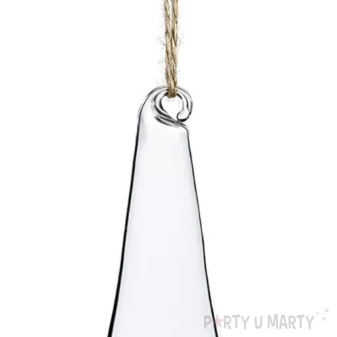 dekoracja szklana sopel dsz6 17 cm