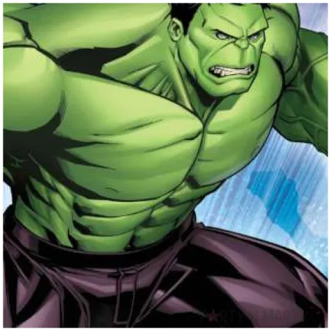 dekoracja tortu oplatek bc hulk avengers 20 cm dekora