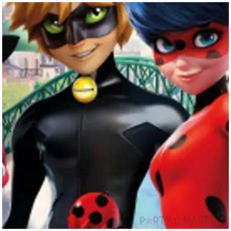 dekoracja tortu oplatek bc miraculous biedronka 20 cm dekora