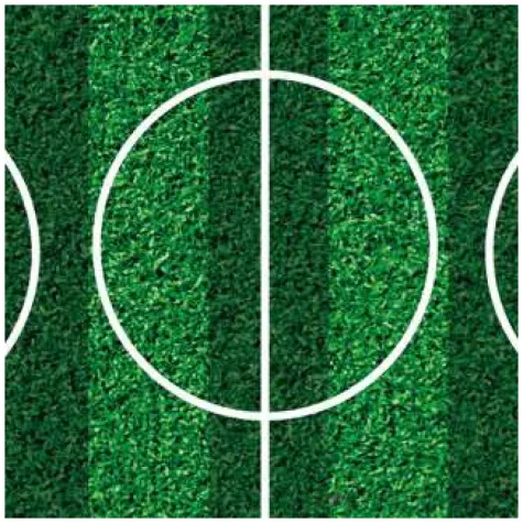 dekoracja tortu oplatek bc pilkarska murawa 16 cm dekora