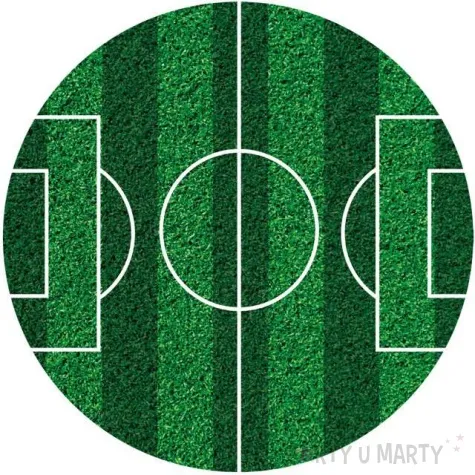 dekoracja tortu oplatek bc pilkarska murawa 16 cm dekora