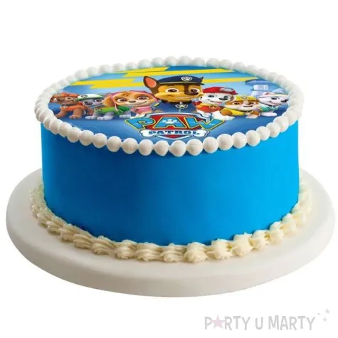 dekoracja tortu oplatek bc psi patrol 2 20 cm dekora