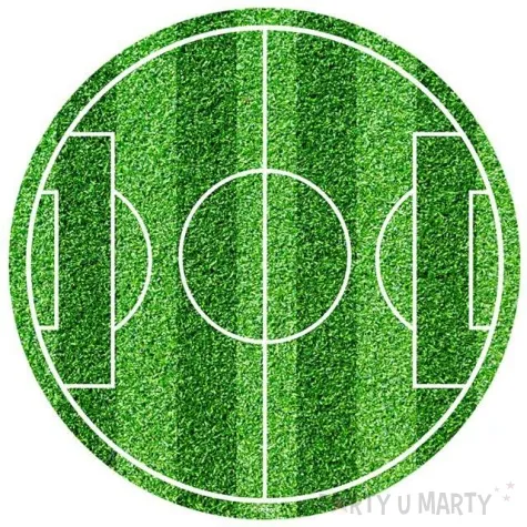 dekoracja tortu oplatek boisko 20 cm dekora