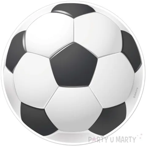 dekoracja tortu oplatek pilka nozna 20 cm dekora