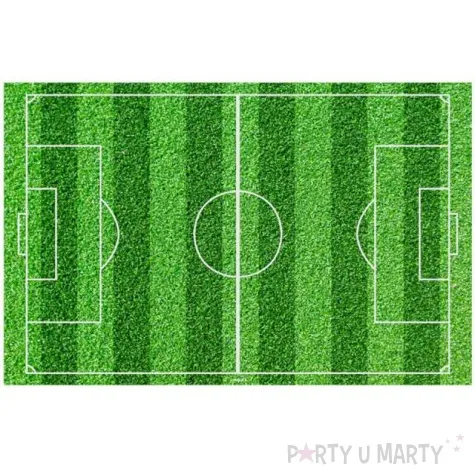 dekoracja tortu oplatek pilka nozna boisko 20x30 cm dekora