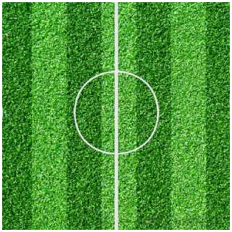 dekoracja tortu oplatek pilka nozna boisko 20x30 cm dekora