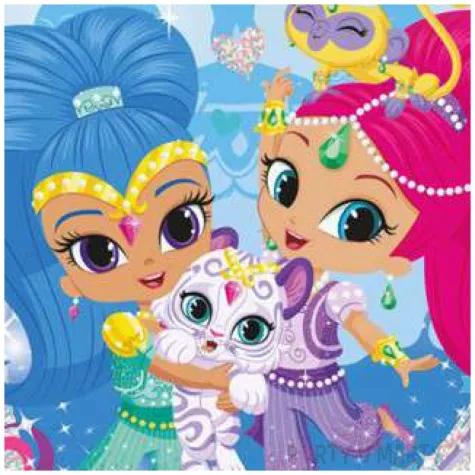 dekoracja tortu oplatek shimmer i shine 20 cm dekora